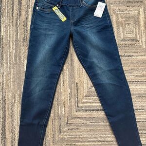 Seven7 Dark Blue Skinny Jeans for Women